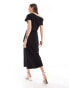 Фото #4 товара Nobody's Child Premium Katty one shoulder midi dress in black