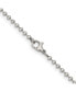 Stainless Steel Polished 2.4mm Ball Chain Necklace