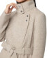 ფოტო #3 პროდუქტის Women's Single-Breasted Belted Midi Coat