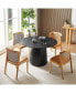 Фото #2 товара 47" Small Space Black Dining Table for Living Room or Kitchen