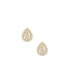 ფოტო #1 პროდუქტის Sparklette 18K Gold Plated Stud Earrings