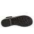 Trotters Nobu T2106-001 Womens Black Leather Strap Sandals Shoes 6