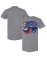 ფოტო #1 პროდუქტის Men's Heather Gray Kyle Larson Pit Road T-shirt