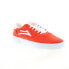 Lakai Cambridge MS1240252A00 Mens Orange Skate Inspired Sneakers Shoes