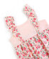 Toddler Girls Ruffle Strap Mixed Print Dress
