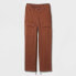 Фото #1 товара Women's Loose Fit Utility Adaptive Cargo Pants - Universal Thread Brown 4