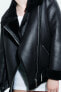 Zw collection double-faced biker jacket