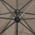 Фото #14 товара Садовый зонт vidaXL Ampelschirm mit LED-Beleuchtung 300 x 238 сантиметров, цвет Taupe