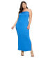 ფოტო #1 პროდუქტის Plus Size Camo Sleeveless Slit Dress