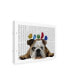 Фото #2 товара Fab Funky English Bulldog and Birds Canvas Art - 27" x 33.5"