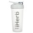 Strada, Insulated Stainless Steel Blender Bottle, White, 24 oz (710 ml)