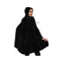 Cloak Velvet Black With hood 100 cm