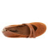 Фото #8 товара Softwalk Sierra S1962-242 Womens Brown Narrow Leather Mary Jane Flats Shoes