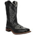 Laredo Kite Days Embroidery Square Toe Cowboy Womens Black Casual Boots 5820 7.5 - фото #2