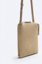 Фото #7 товара Плетеная кожаная мини-сумка ZARA