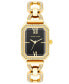 ფოტო #1 პროდუქტის Women's Quartz Gold-Tone Alloy Bracelet Watch, 24mm x 35.5mm