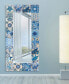 Фото #6 товара 'Tiles' Rectangular On Free Floating Printed Tempered Art Glass Beveled Mirror, 72" x 36"