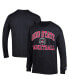 ფოტო #1 პროდუქტის Men's Black Ohio State Buckeyes Basketball Icon Long Sleeve T-shirt