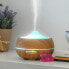 Aroma Diffuser Humidifier with Multicolour LED Wooden-Effect InnovaGoods