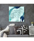 Фото #2 товара Mermaid Quotes II 16" x 16" Gallery-Wrapped Canvas Wall Art