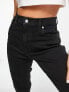 Levi's high waisted mom jeans in black