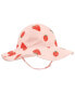 Baby Strawberry Reversible Swim Hat 0-9M