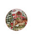 Фото #3 товара Homestead Christmas 4 Piece Dessert Plate Set