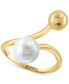 Фото #1 товара EFFY® Freshwater Pearl (8mm) Abstract Statement Ring in 14k Gold