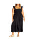 ფოტო #1 პროდუქტის Plus Size Oasis Maxi Dress