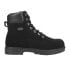 Фото #1 товара Lugz Brace Hi Lace Up Mens Black Casual Boots MBRACHD-001