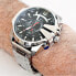 Мужские наручные часы с серебряным браслетом Diesel Mega Chief DZ4308