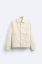 Linen - cotton overshirt