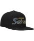 Фото #3 товара Mitchell Ness Men's Black Buffalo Sabres Core Team Script 2.0 Snapback Hat