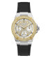 Фото #1 товара Guess Damen Armbanduhr Zena Damen Uhr analog Quarzwerk Silikon Armband W1291L1