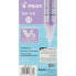 Фото #2 товара Ручка с жидкими чернилами PILOT V-5 Hi-Tecpoint Фиолетовая 0,3 мм (12 штук)