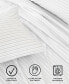 Фото #3 товара Striped Microfiber Crease Resistant 4 Piece Sheet Set, Queen