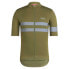 RAPHA Brevet short sleeve jersey Dark Khaki / Silver, 2XL - фото #1