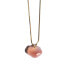 ფოტო #2 პროდუქტის Cloud - Pink agate pendant necklace