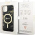 Фото #8 товара Guess Etui na telefon Guess GUHMP14MHTMRSK do Apple iPhone 14 Plus 6.7" czarny/black hardcase Golden Marble MagSafe