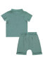 Фото #2 товара Комплект с шортами Civil Baby для мальчиков 6-18 месяцев, цвет водяной градусник