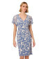 ფოტო #3 პროდუქტის Women's Beaded Dolman-Sleeve Sheath Mesh Dress