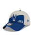 Фото #1 товара Men's Cream, Royal Indianapolis Colts 2023 Sideline Historic 9TWENTY Adjustable Hat