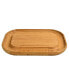 Фото #2 товара Malvern Deluxe Bamboo Cheese Board with Cracker Rim and 4 Tools