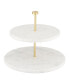 Фото #1 товара Стол для двух тарелок THIRSTYSTONE мраморный двухуровневый