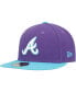 Фото #4 товара Men's Purple Atlanta Braves Vice 59FIFTY Fitted Hat