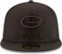 Фото #18 товара New Era NFL Green Bay Packers Black On Black 59fifty Fitted Cap Limited Edition