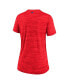 ფოტო #2 პროდუქტის Women's Red Toronto Blue Jays 2024 City Connect Velocity Performance Practice T-Shirt