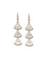 Фото #1 товара Women's Fan Drop Earrings