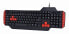 Gembird GGS-UMG4-02 - Full-size (100%) - USB - QWERTY - Black - Mouse included