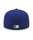 Фото #2 товара Men's Royal Los Angeles Dodgers 1988 World Series Champions Citrus Pop UV 59FIFTY Fitted Hat